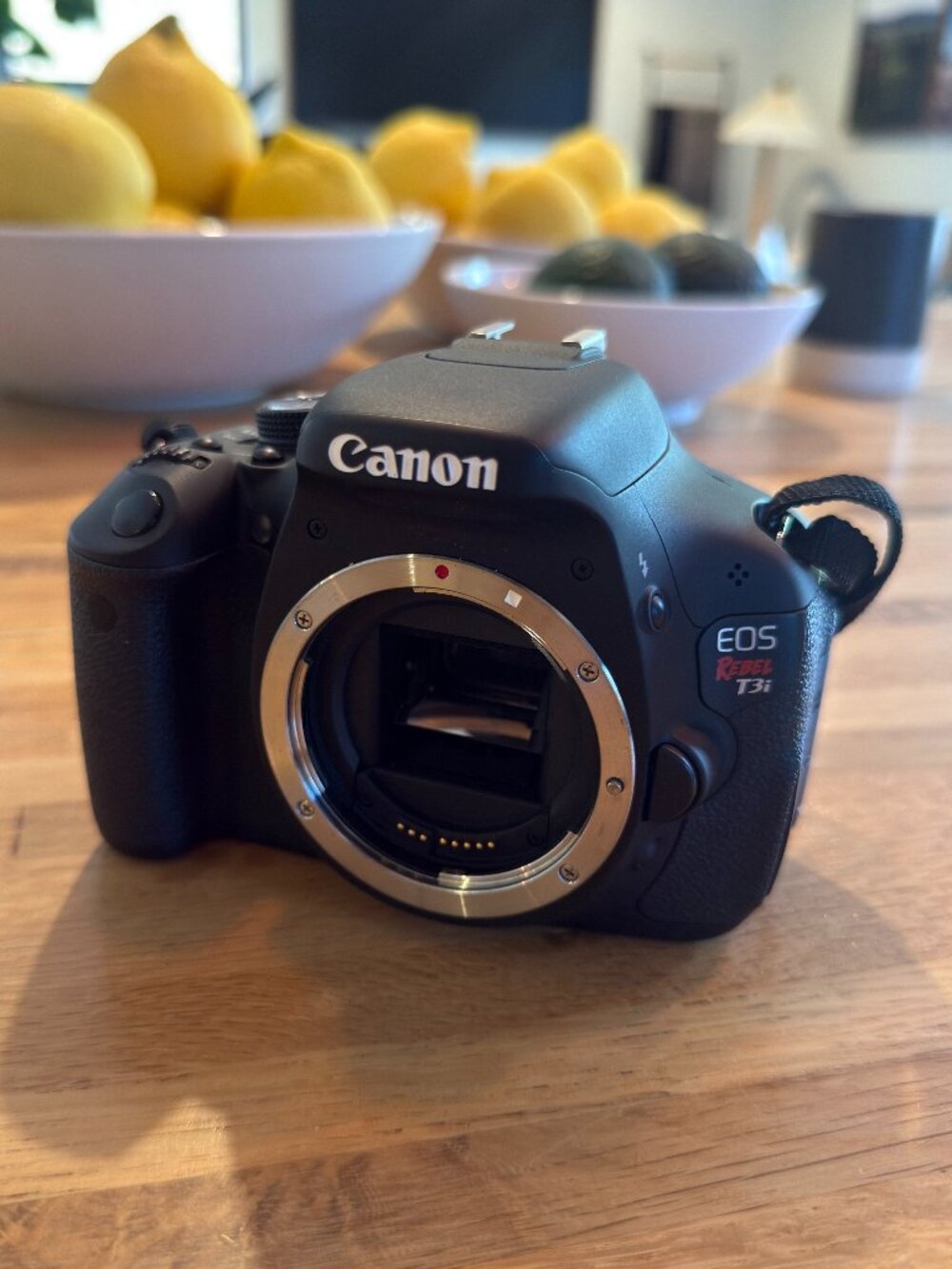 Canon EOS Rebel T3i DSLR Camera (Body-Only) // Case & Parts Included